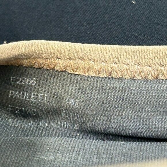 Calvin Klein Paulett camel Tan brown monogram logo patent canvas ballet flats 9 - Picture 9 of 10